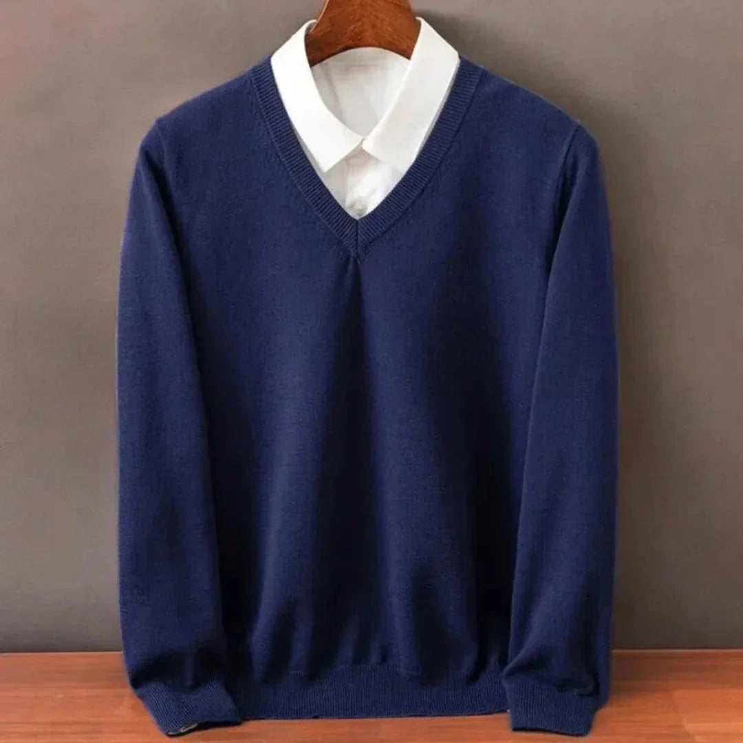 Pull Cachemire Orlando Col en V Luxe Confort Chaleur Élégance pour Homme et Femme