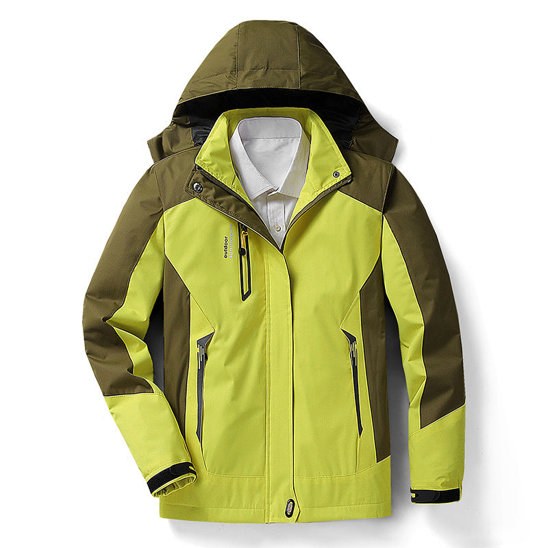 Veste Imperméable Pour Femme Avec Capuche Amovible Pour Randonnée Et Plein Air Et Activités Extérieures