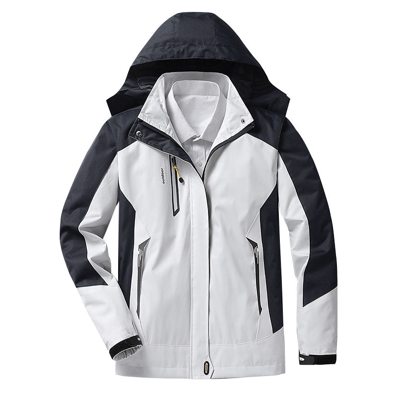 Veste Imperméable Pour Femme Avec Capuche Amovible Pour Randonnée Et Plein Air Et Activités Extérieures