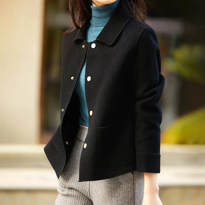Veste Femme Oversize en Laine Synthétique Douce Confort Moderne Automne Élégante pour Travail ou Week End