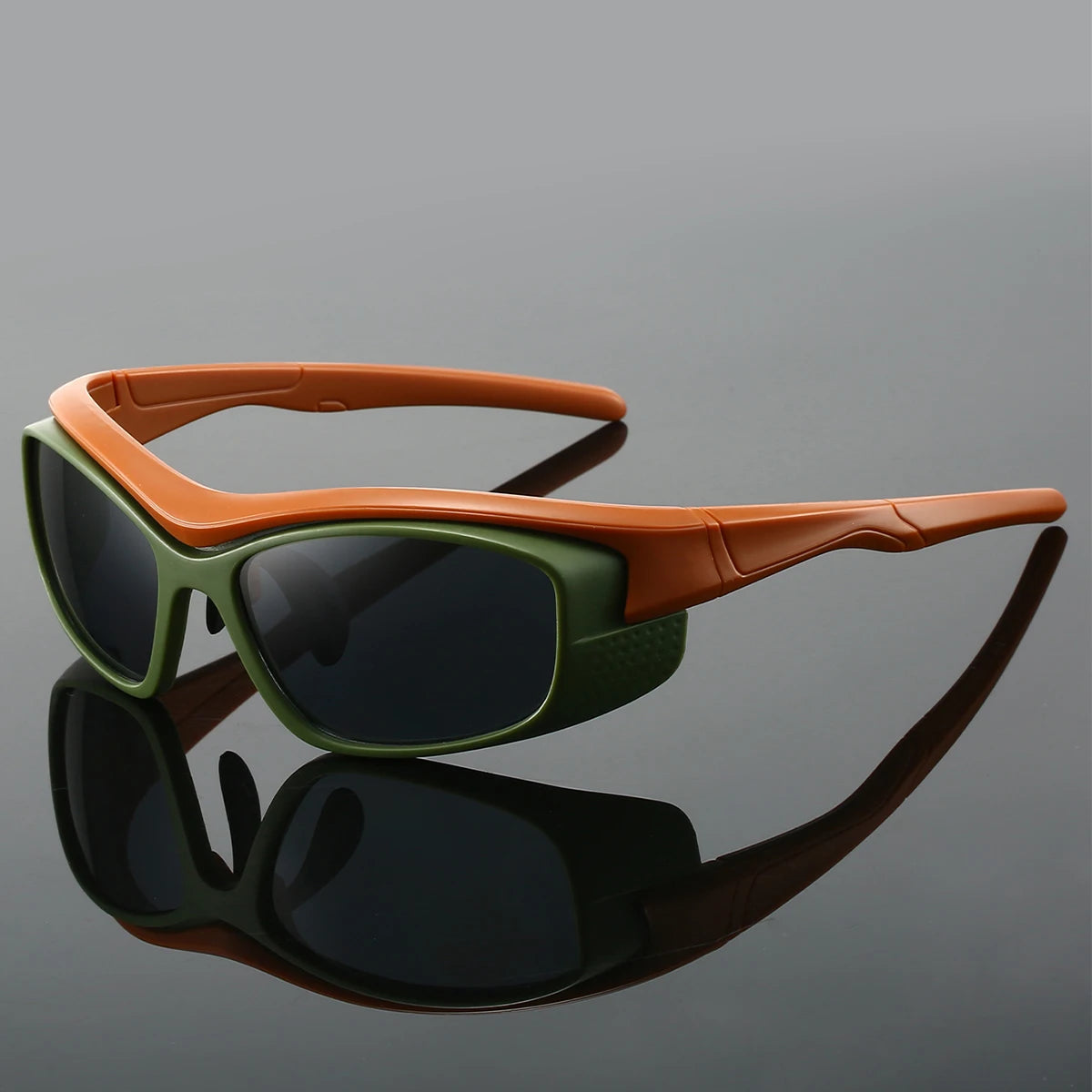 Phantom Drive Lunettes de Soleil Ultra Légères Cadre Wraparound Mat Noir Verres Bloquants UV Confort Mouvement