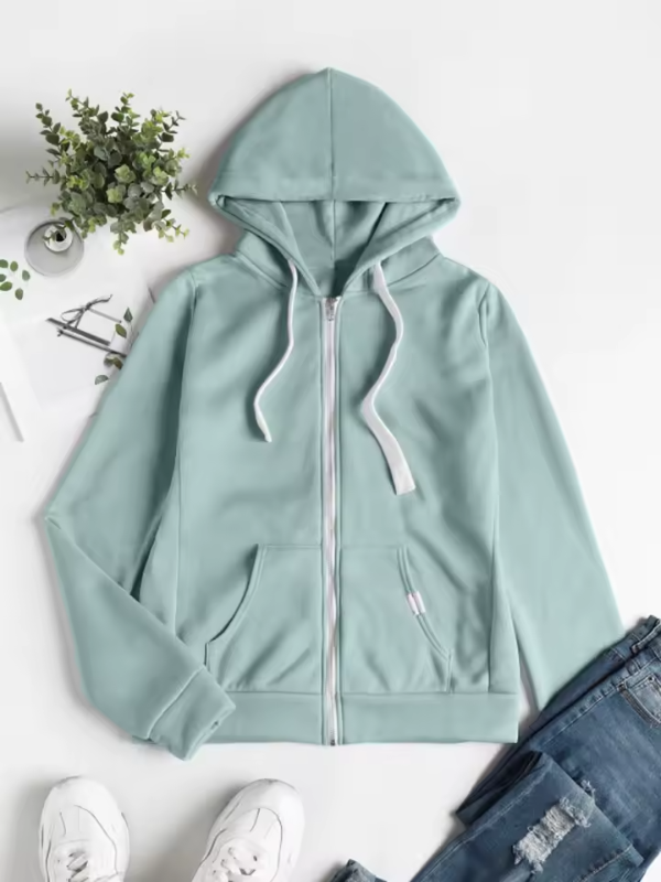 Sweat À Capuche Zippé Pour Femme Julia Hiver Chaud Et Confortable Idéal Pour Quotidien Et Sorties Décontractées