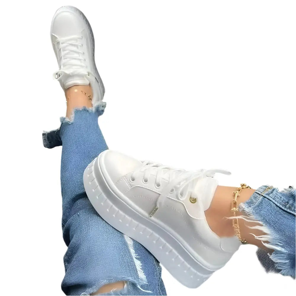 Baskets Plateau Pour Femme Élégance Moderne Et Confort Quotidien Polyvalents Pour Tous Les Styles