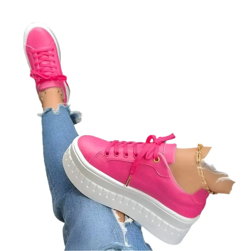 Baskets Plateau Pour Femme Élégance Moderne Et Confort Quotidien Polyvalents Pour Tous Les Styles