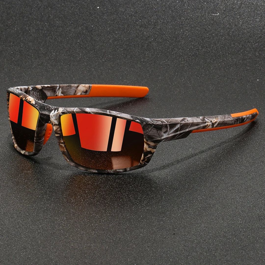 Predator Lunettes Polarisées Avec Protection UV400 Cadre Ultra Léger Et Motif Camouflage Pour Activités Extérieures