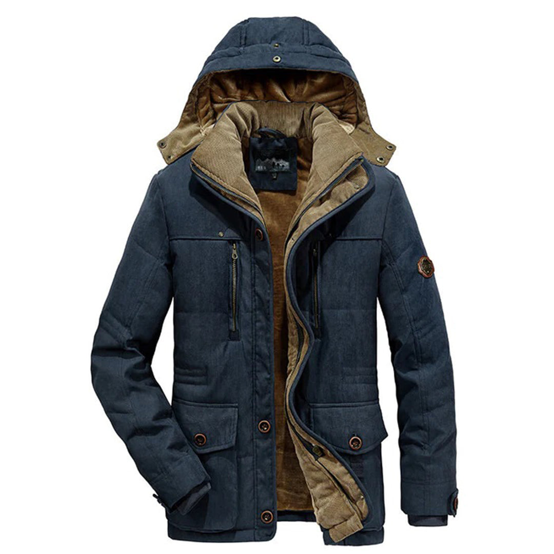 Colton: Modische Herren-Winterjacke mit Fleece-Innenfutter