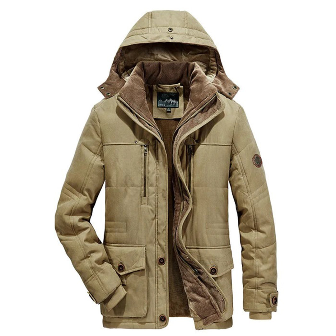 Colton: Modische Herren-Winterjacke mit Fleece-Innenfutter