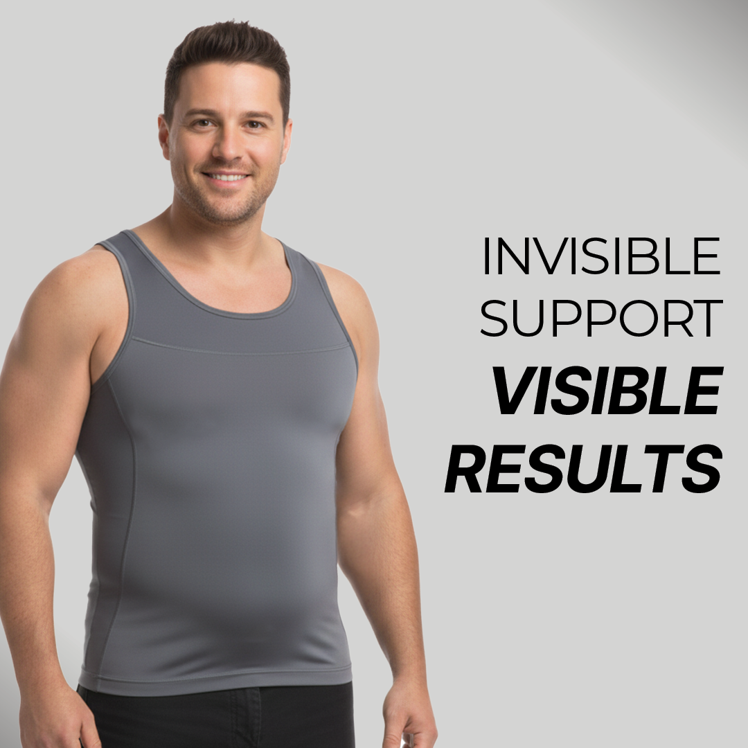 Lane Débardeur De Compression Pour Homme Amawinc Confort Toute La Journée Silhouette Épurée Et Soutien Thoracique Ciblé