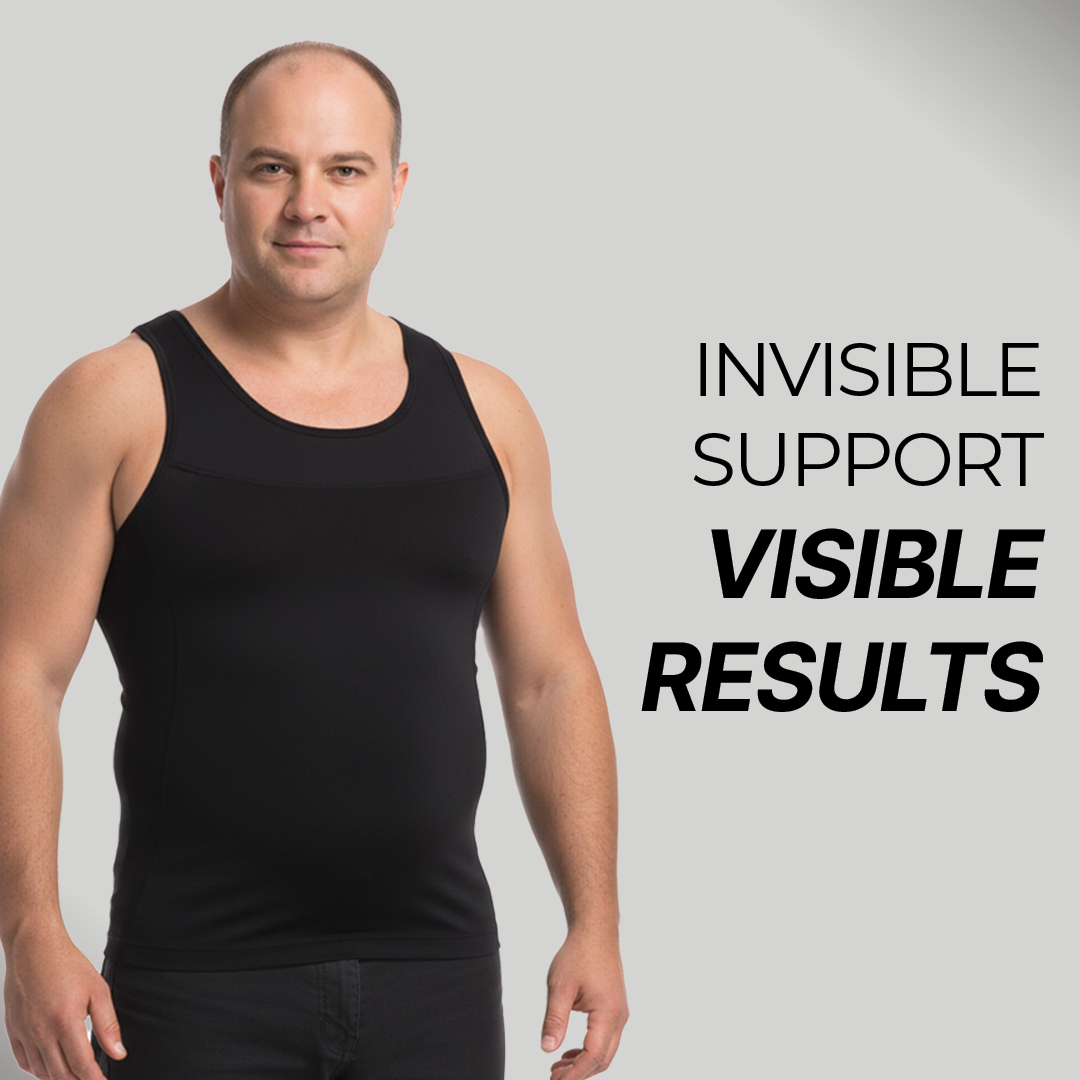 Lane Débardeur De Compression Pour Homme Amawinc Confort Toute La Journée Silhouette Épurée Et Soutien Thoracique Ciblé