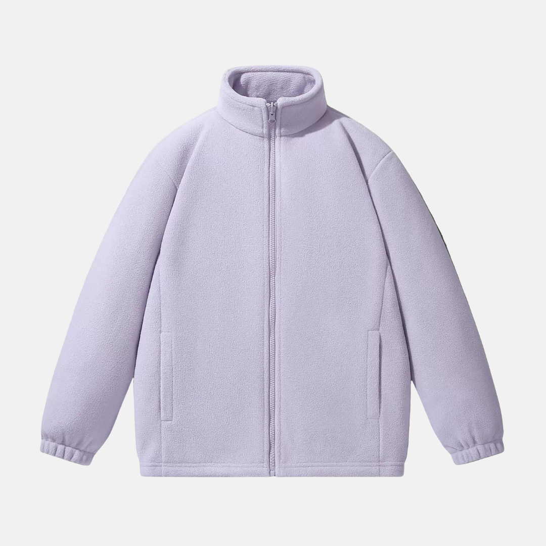 Veste Polaire Homme Col Montant Zip Intégral Décontractée Pour L Hiver Confortable Amawinc
