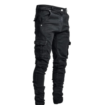 Pantalon Cargo Slim Fit Pour Homme Julian Avec Poches Multiples Design Urbain Décontracté Par Amawinc