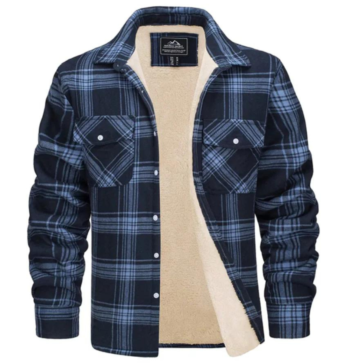 Veste Polaire Pour Homme À Motif Carreaux Chaude Et Élégante Amawinc Hiver Pour Toutes Occasions