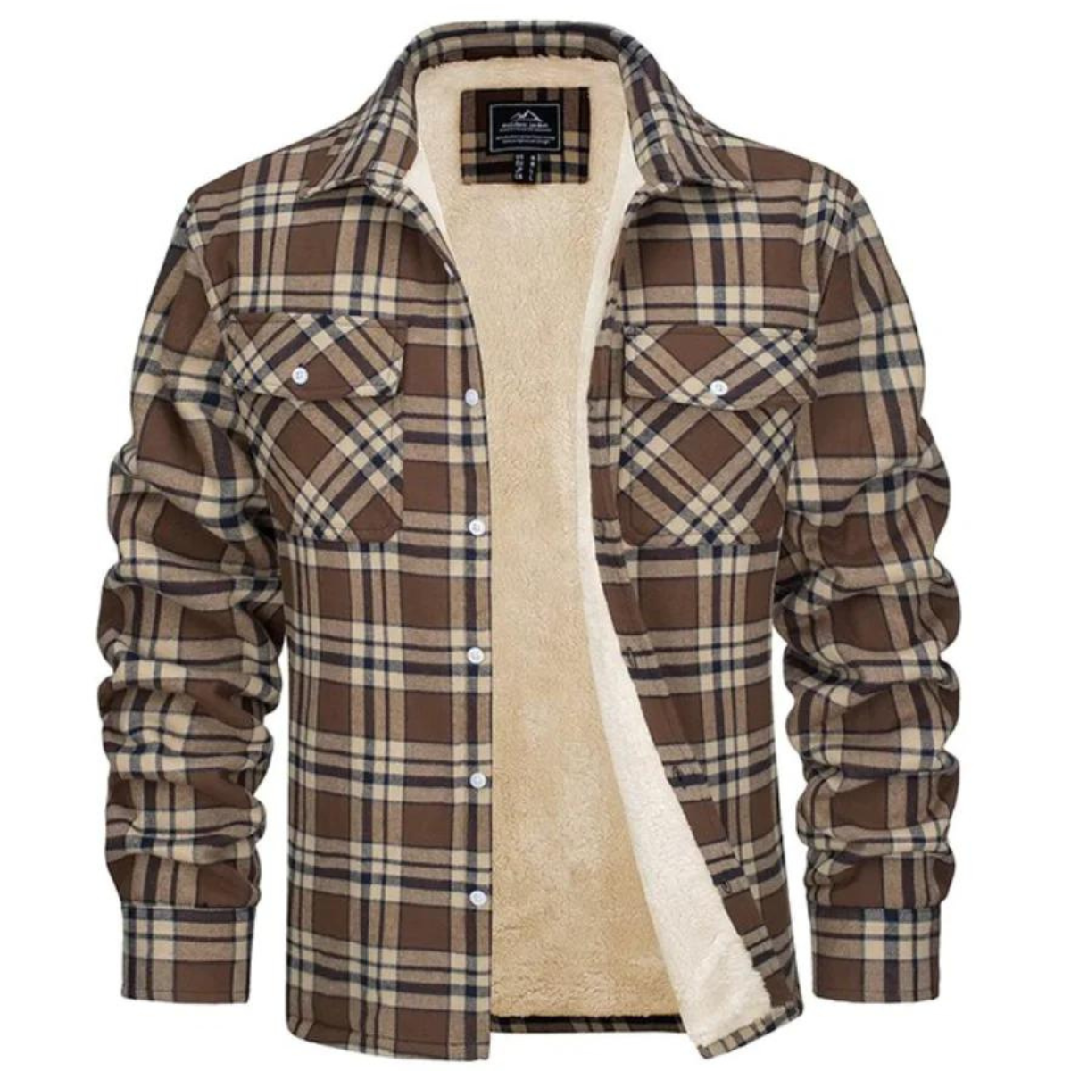 Veste Polaire Pour Homme À Motif Carreaux Chaude Et Élégante Amawinc Hiver Pour Toutes Occasions