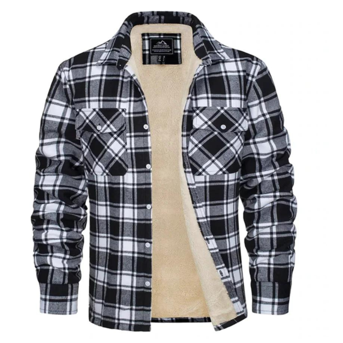 Veste Polaire Pour Homme À Motif Carreaux Chaude Et Élégante Amawinc Hiver Pour Toutes Occasions