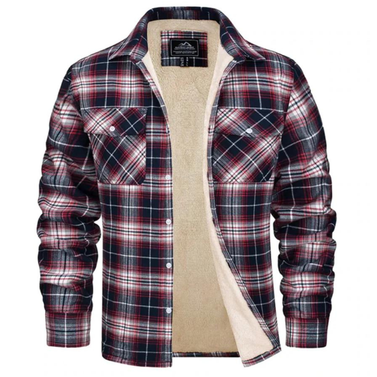 Veste Polaire Pour Homme À Motif Carreaux Chaude Et Élégante Amawinc Hiver Pour Toutes Occasions