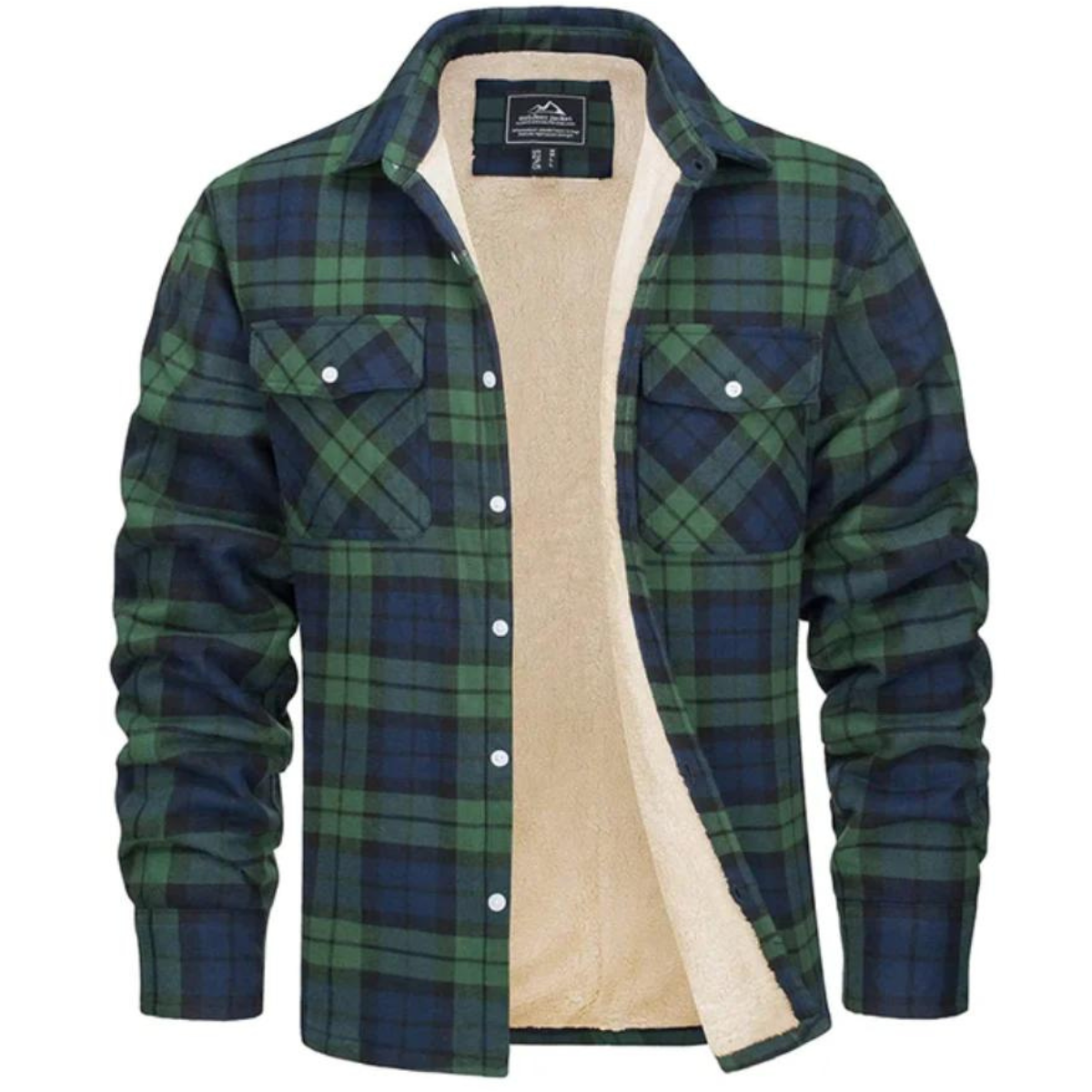 Veste Polaire Pour Homme À Motif Carreaux Chaude Et Élégante Amawinc Hiver Pour Toutes Occasions