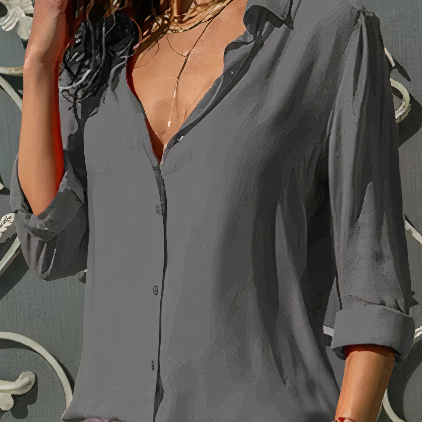 Clara Blouse En Chiffon Élégante Pour Bureau Sorties Décontractées Événements Spéciaux Chic Polyvalente