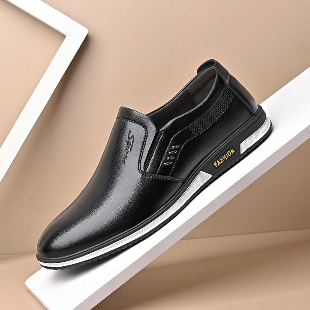 Chaussures À Enfiler En Cuir Raffaelo Prestige De Waylynn Confort Léger Élégance Professionnelle