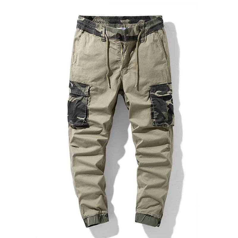 Pantalon Jogger Camo Utilitaire Recon Avec Poches Cargo à Rabat Taille Élastique et Cordon