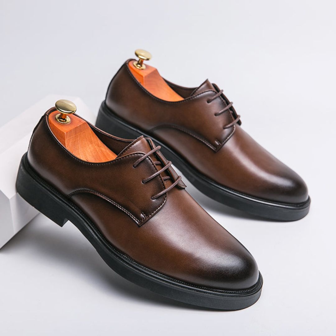 Derby Premium en Cuir Regent Classic de Amawinc Confort et Élégance pour Professionnels Modernes