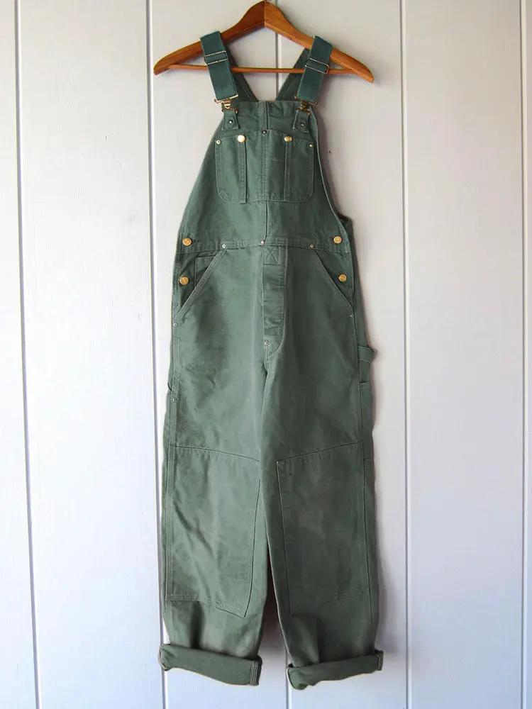 Salopettes Amples En Jean Pour Femmes Taille Plus Bretelles Réglables Style Décontracté Et Pratique