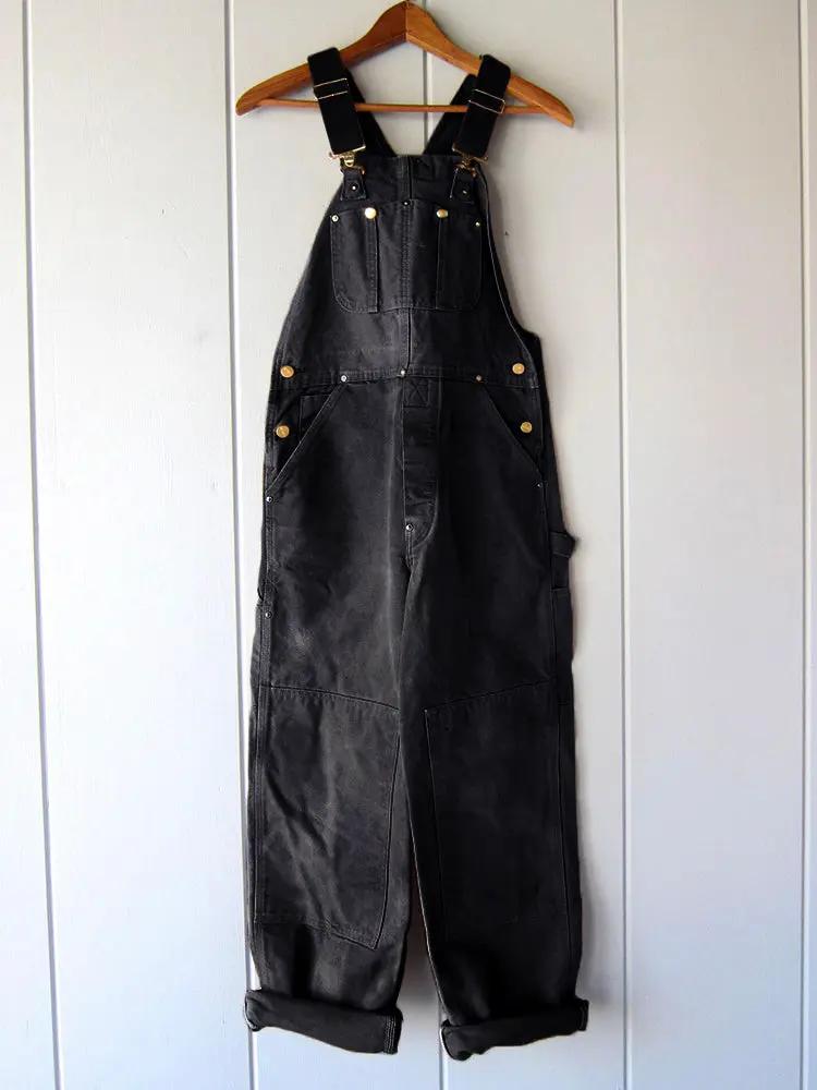Salopettes Amples En Jean Pour Femmes Taille Plus Bretelles Réglables Style Décontracté Et Pratique