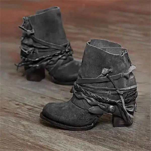 Bottines Cowgirl Rétro Pour Femme Chic Et Confortables Pour Tous Les Jours Du Quotidien