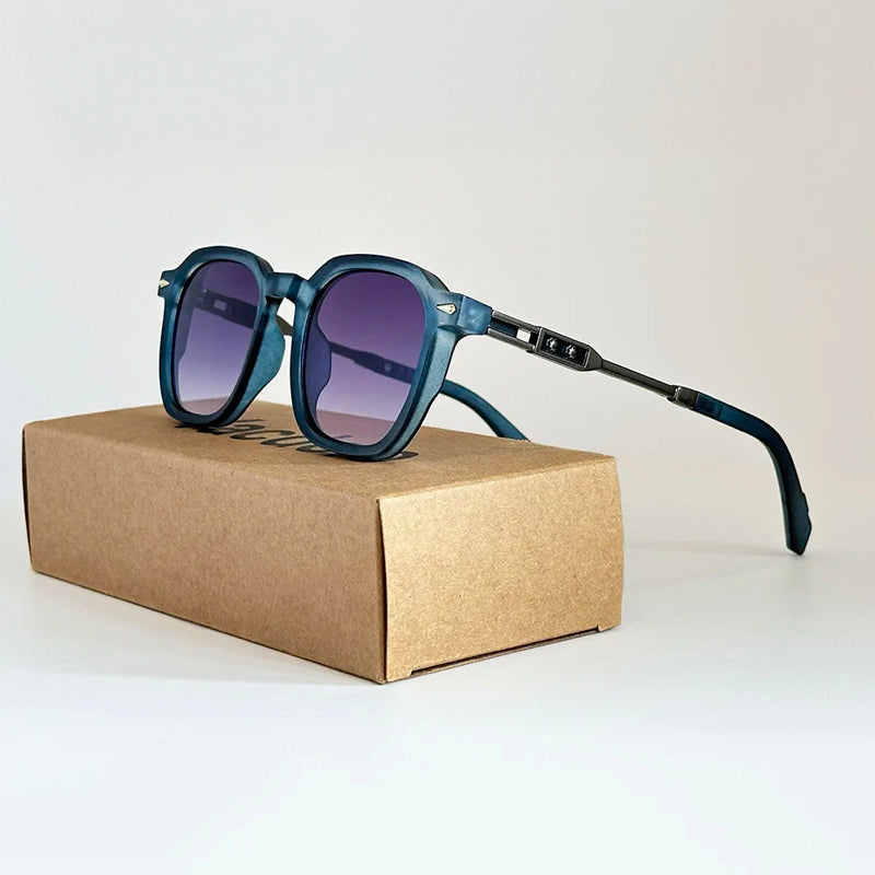 Lunettes de Soleil Le Ricordi Quadrates Avec Protection UV400 et Verres Polarisés