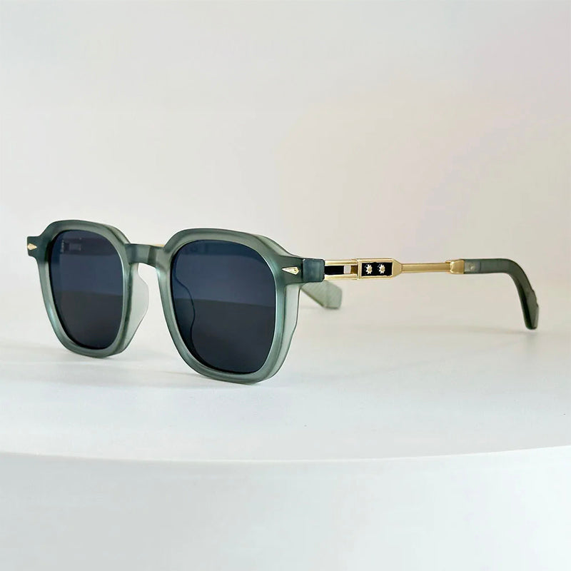 Lunettes de Soleil Le Ricordi Quadrates Avec Protection UV400 et Verres Polarisés