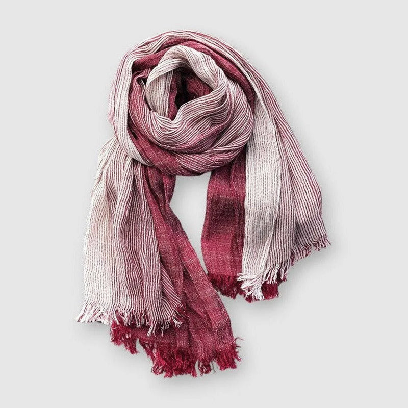 Rivermont Écharpe En Coton Rayée Polyvalente Pour Femme Et Homme Style Décontracté