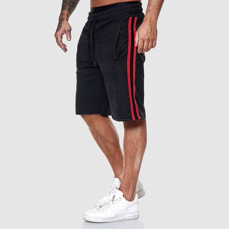 Roberto Russo Shorts À Carreaux Alpha Respirants Confortables Longueur Genou Pour Été Idéal Pour Mouvement