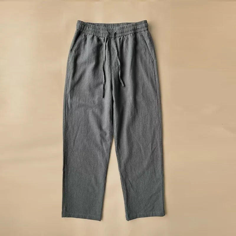 Pantalon En Lin Roberto Russo Breeze Confort Et Élégance Pour Jours Chauds Avec Coupe Nette
