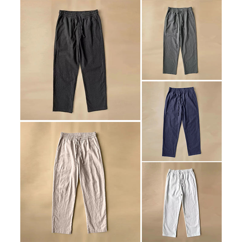 Pantalon En Lin Roberto Russo Breeze Confort Et Élégance Pour Jours Chauds Avec Coupe Nette