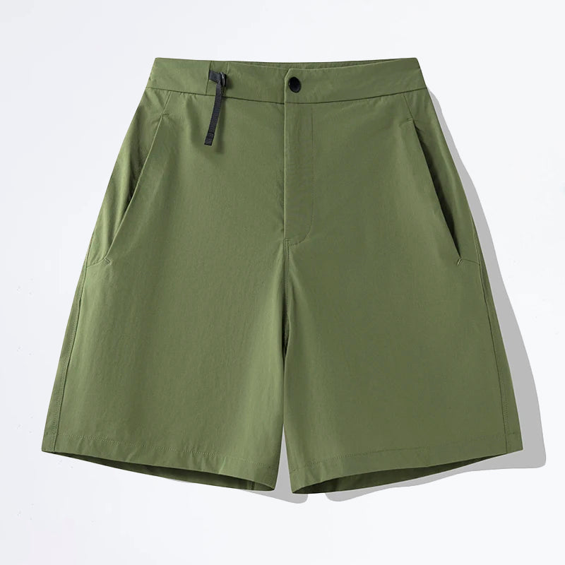 Roberto Russo Chrome Ridge Shorts Nylon Élasthanne À Séchage Rapide Avec Poches Zippées Confortables