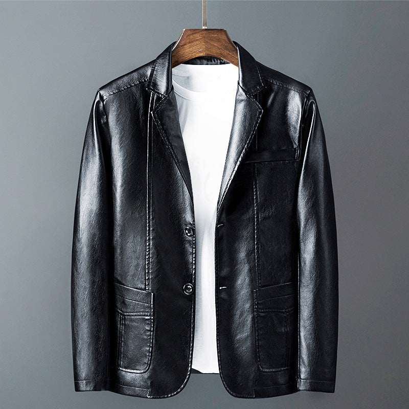 Roberto Russo Veste En Cuir PU À Coupe Classique Premium Élégante Et Durable Pour Toutes Saisons