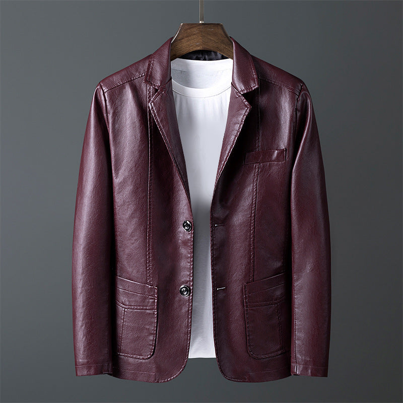 Roberto Russo Veste En Cuir PU À Coupe Classique Premium Élégante Et Durable Pour Toutes Saisons