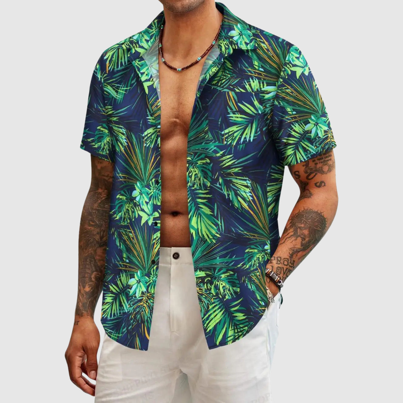 Chemise Havana Botanica Roberto Russo Imprimé Floral Éclat Tropical Décontractée Pour Été Vacances Plage