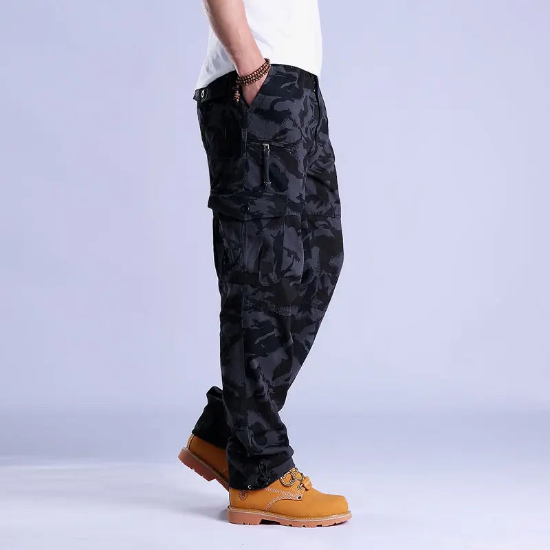 Pantalon Cargo Liberty Ridge De Roberto Russo En Coton Robuste Avec Coupe Décontractée Et Camouflage