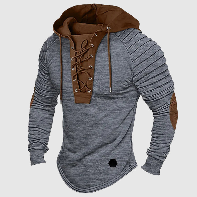 Pullover Capuche Lacée Roberto Russo Pioneer Pour Aventure Urbaine Et Créateurs Rebelles