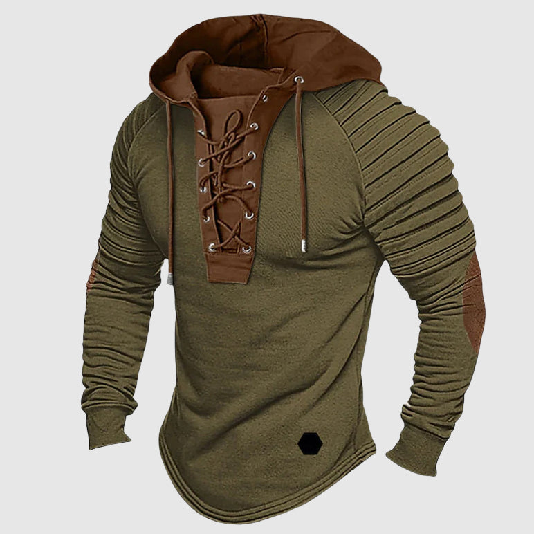 Pullover Capuche Lacée Roberto Russo Pioneer Pour Aventure Urbaine Et Créateurs Rebelles