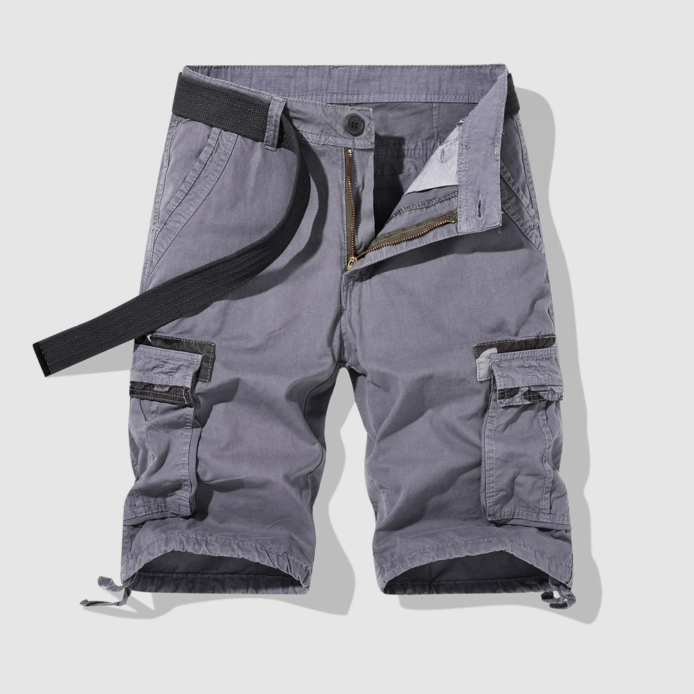 Roberto Russo Shorts Cargo Safari Confortables Pour Ete Avec Multiples Poches Et Tissu Durable