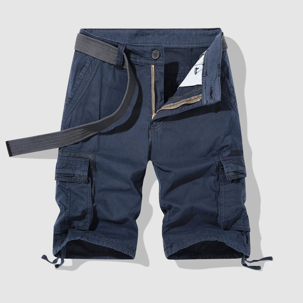 Roberto Russo Shorts Cargo Safari Confortables Pour Ete Avec Multiples Poches Et Tissu Durable