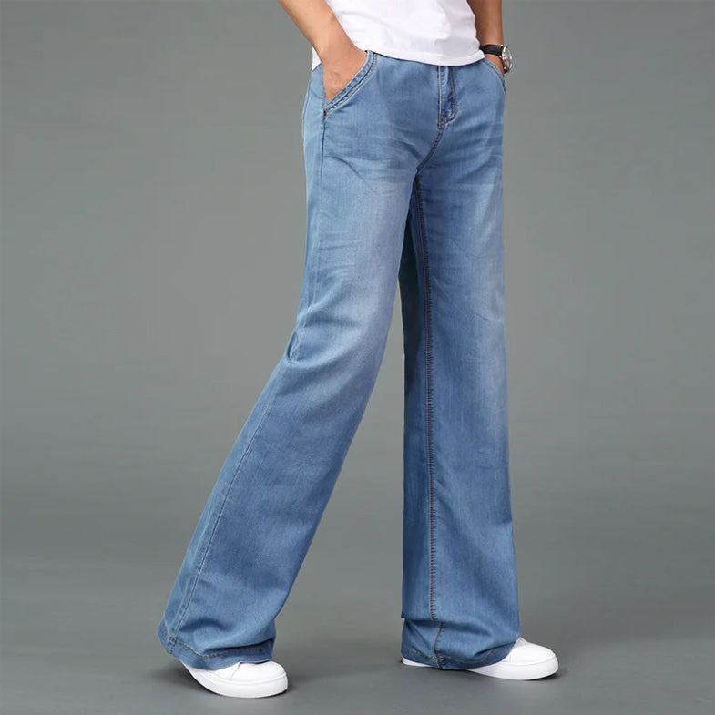 Jean Bootcut Street Roberto Russo Denim Premium Avec Coupe Décontractée Et Couture Renforcée