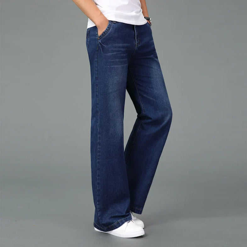 Jean Bootcut Street Roberto Russo Denim Premium Avec Coupe Décontractée Et Couture Renforcée
