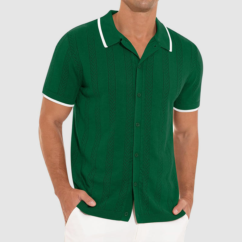 Cardigan Tricot Été Roberto Russo Maille Ouverte Mélange Polyester Respirant Amawinc