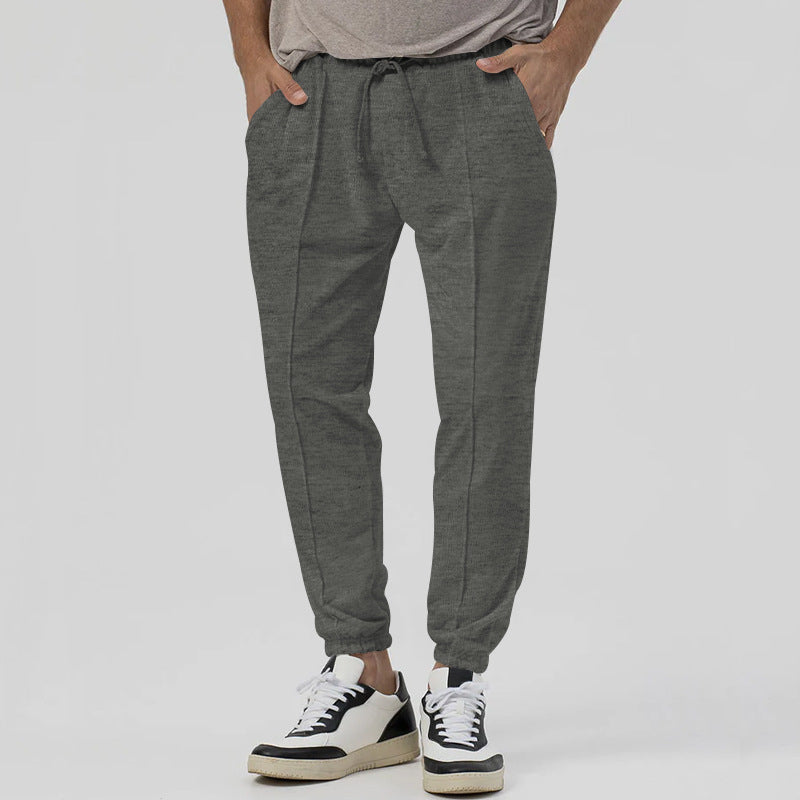 Pantalon Roberto Russo Flex Motion En Tissu Coton Mélangé Avec Elasticité Micro Rebond Coupe Décontractée Confortable Avec Cordon