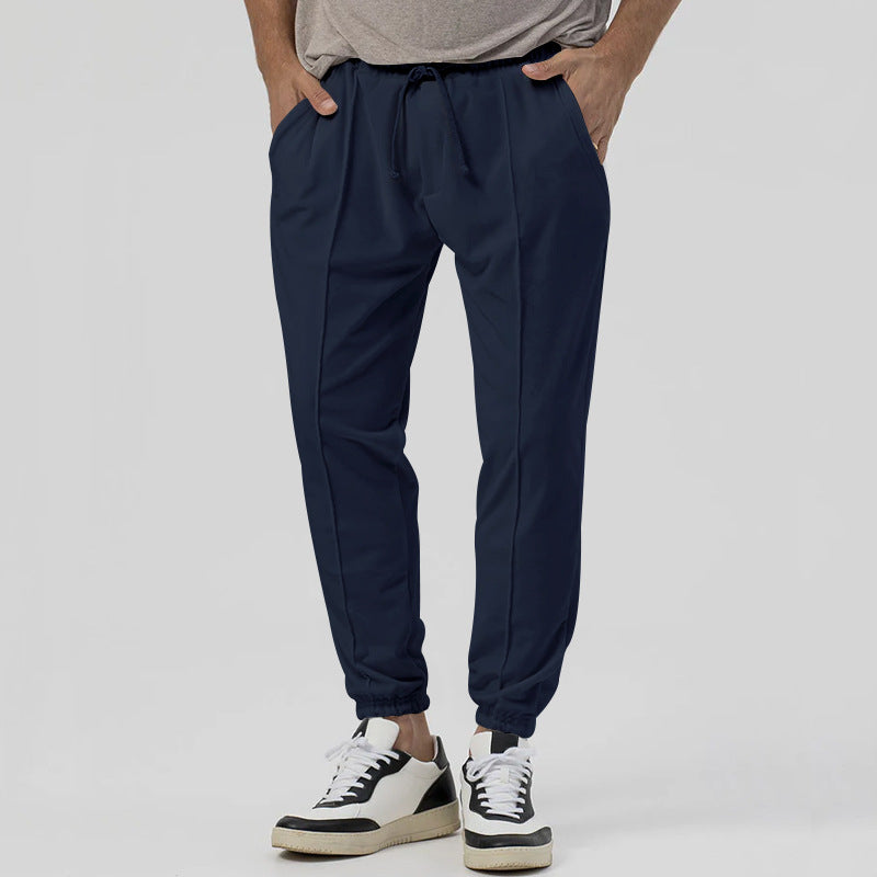 Pantalon Roberto Russo Flex Motion En Tissu Coton Mélangé Avec Elasticité Micro Rebond Coupe Décontractée Confortable Avec Cordon
