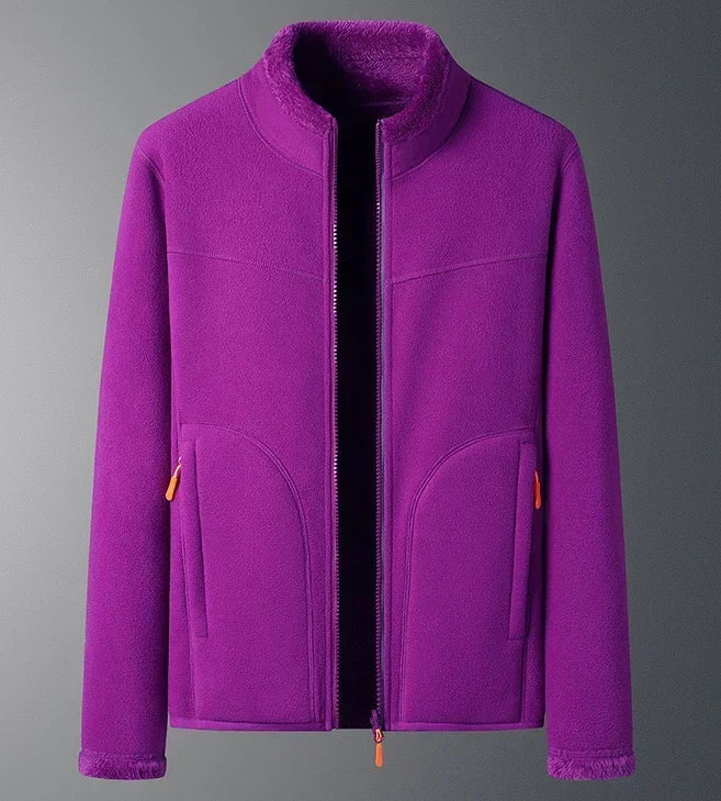 Amelia Veste Hivernale Femme Col Debout Classique Zip Chaude Confortable Pour L Hiver