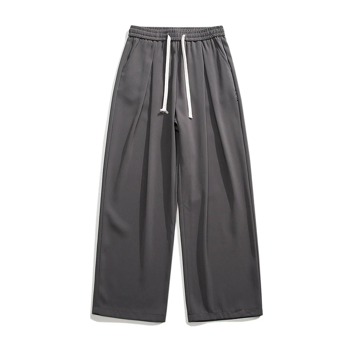Pantalon De Sweat En Soie Glacée Lyndon Coupe Large Résistant Aux Plis Été Respirant