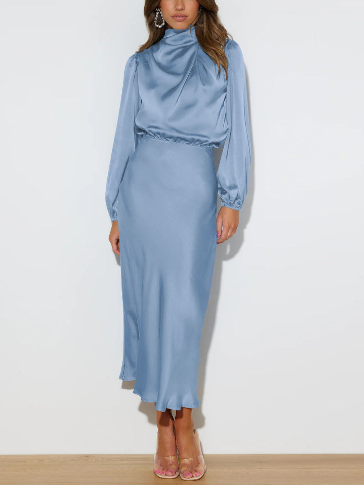 Lena: Elegantes Kleid mit langen Ärmeln